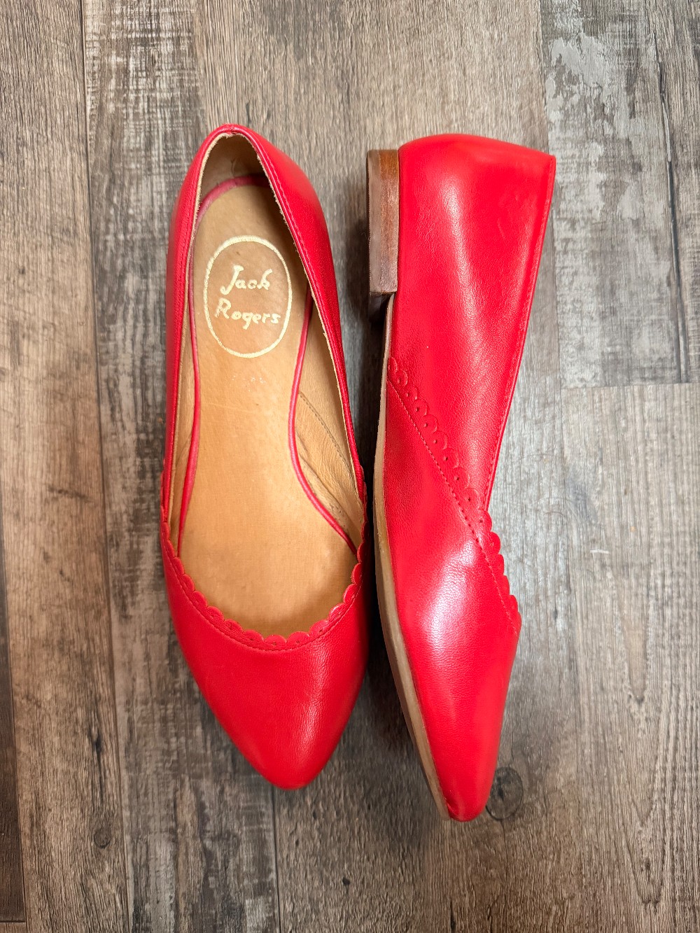 Jack Rogers Leather Pointy Flats