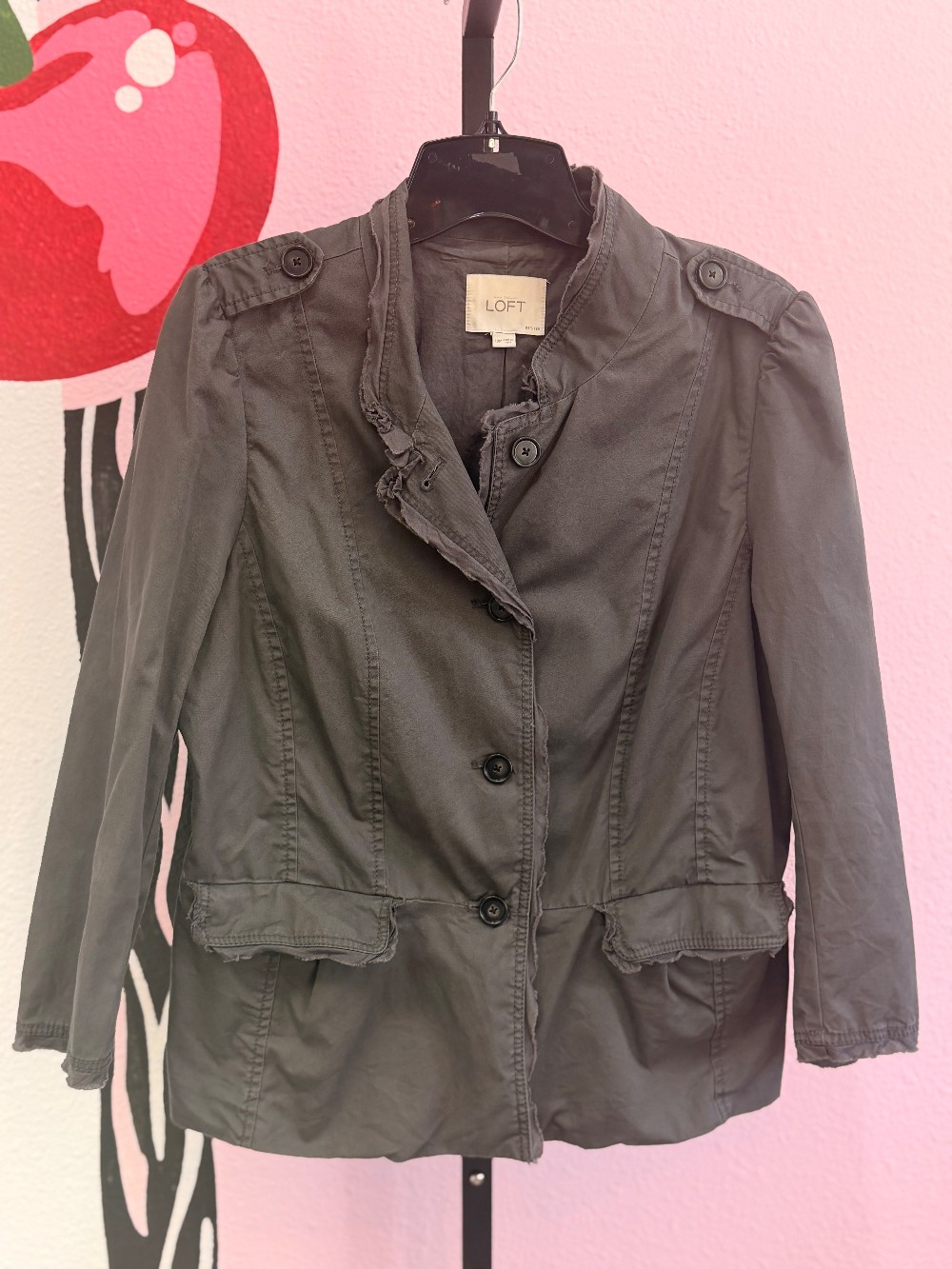 LOFT Utility Button Down Jacket