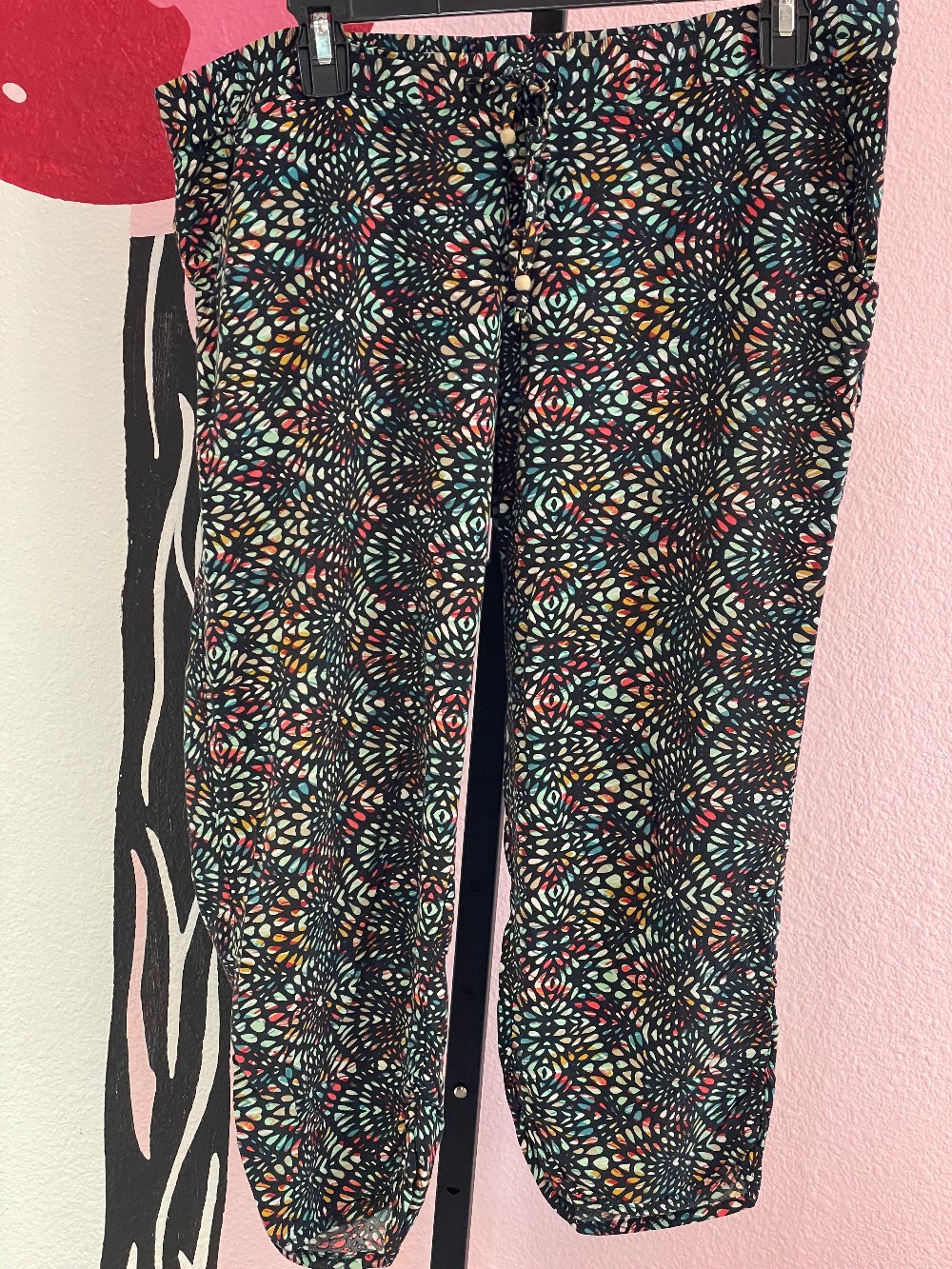 American Rag Kaleidoscope Print Capri Pants