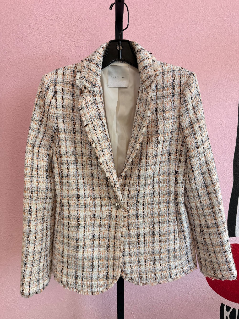 Elie Tahari Tweed Blazer