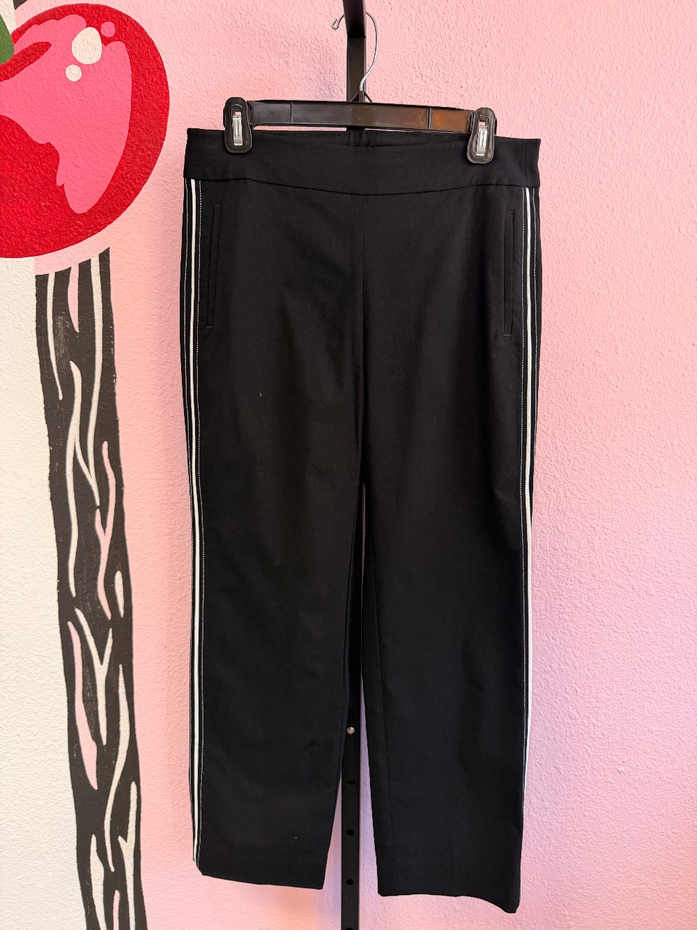 Chicos Side Stripe Pull On Pants