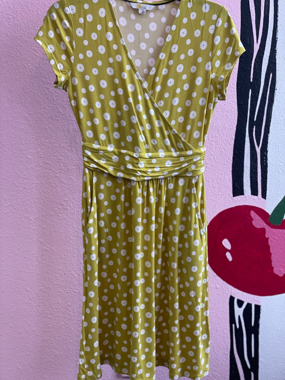Boden Floral Faux Wrap Dress