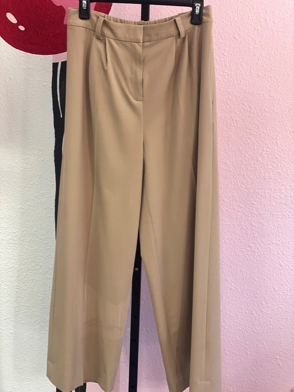 Open Edit Pleated Wideleg Pants