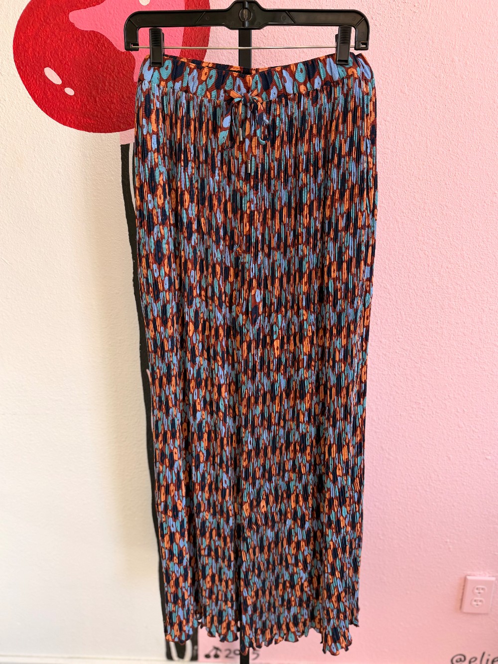 Wildfang Empower Plissee Pleated Wide Leg Pant