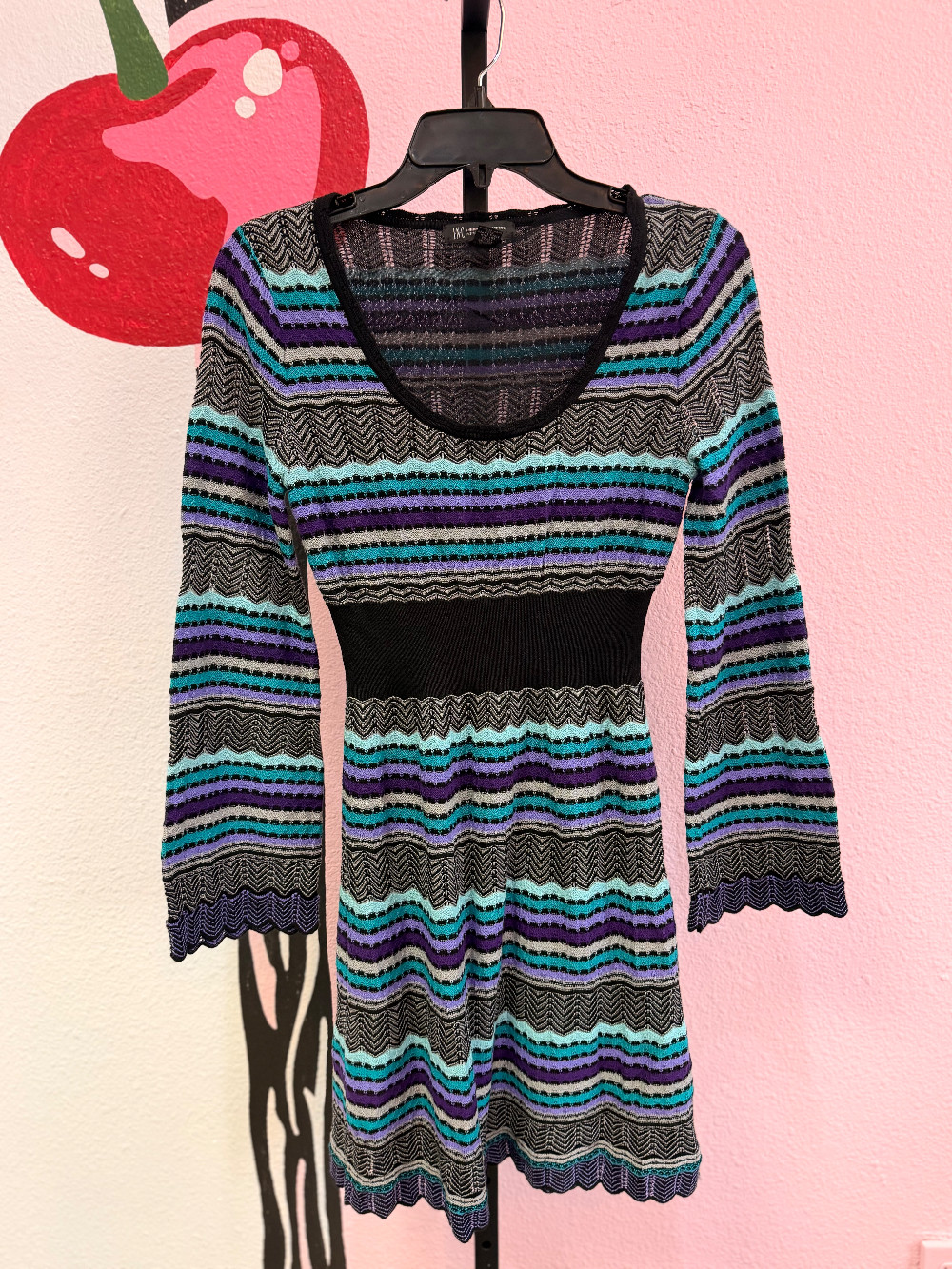 INC Striped Knit Dress