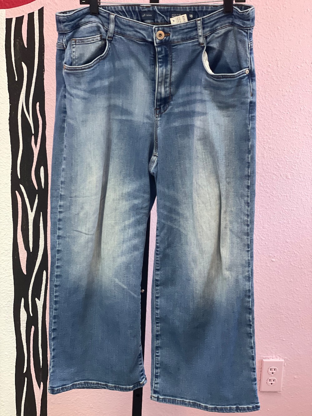 J Jill High Rise Full Leg Crop Jeans