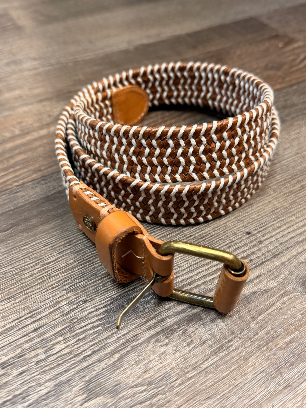 Brighton Braided Leather Belt