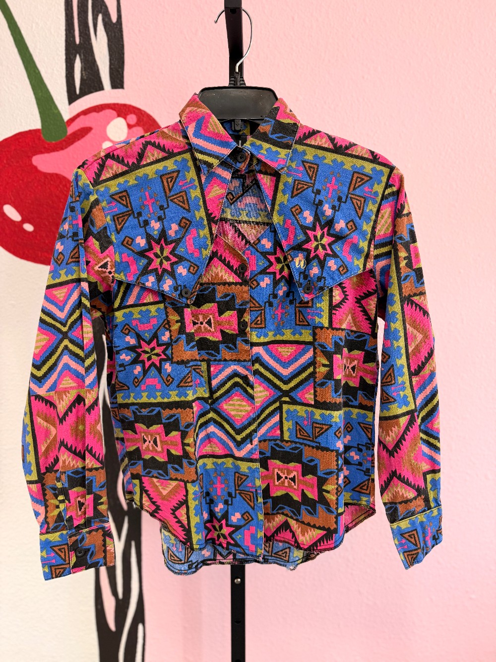 The Look Aztec Button Down