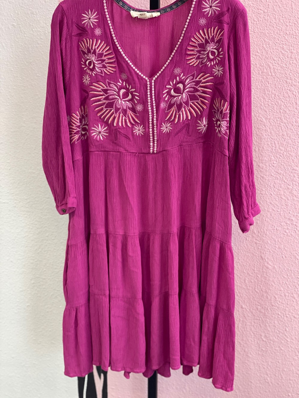 Nurture Embroidered Babydoll Dress
