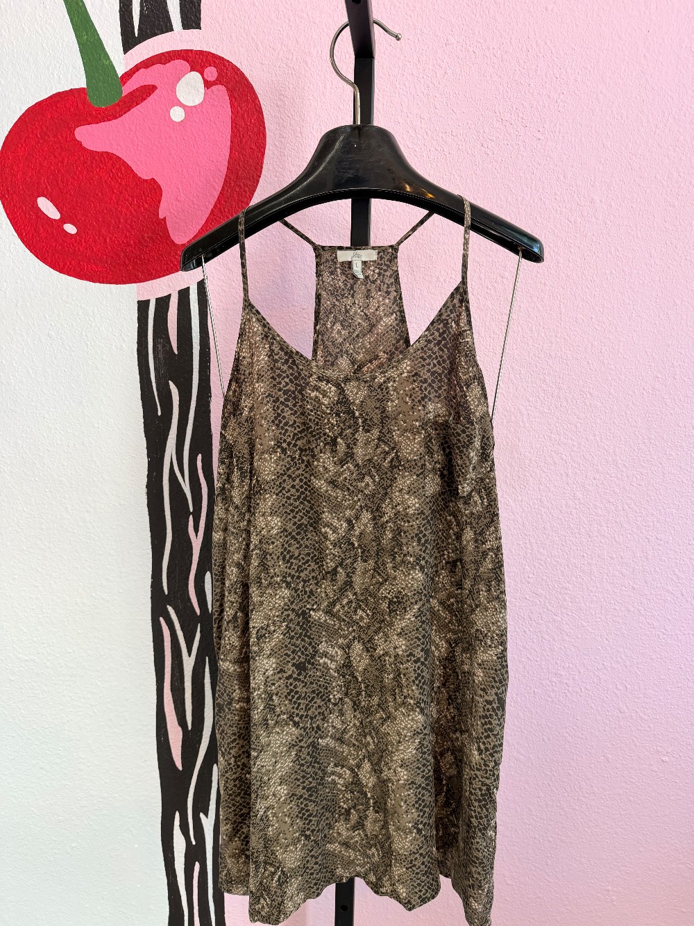 Joie Silk Reptile Dress