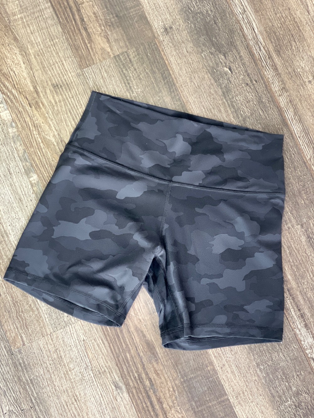 Lululemon Camo Biker Shorts