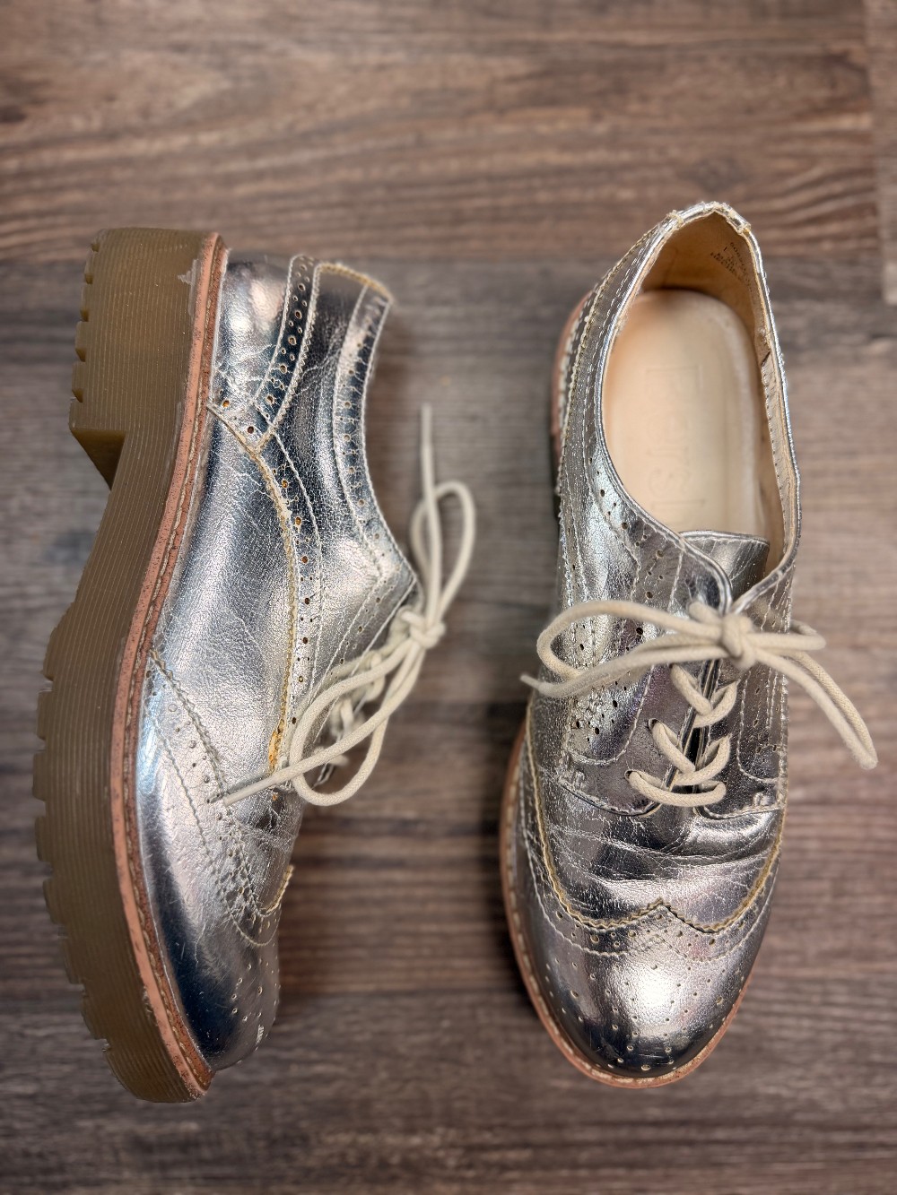 Bershka Lace Up Oxford Shoe