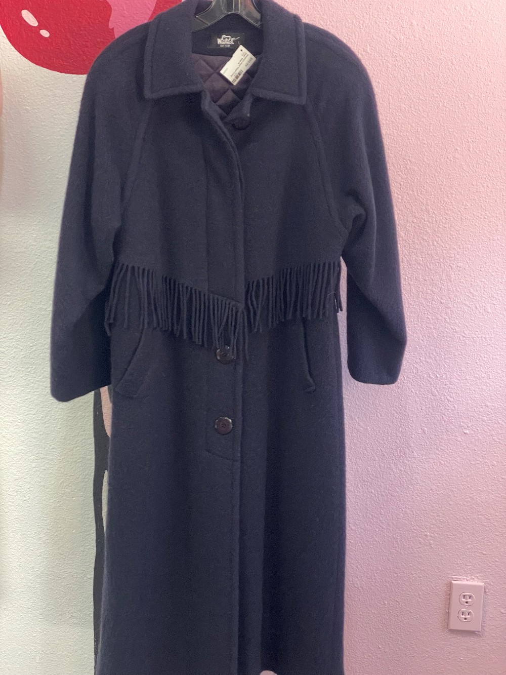 Woolrich Wool Tassel Long Coat
