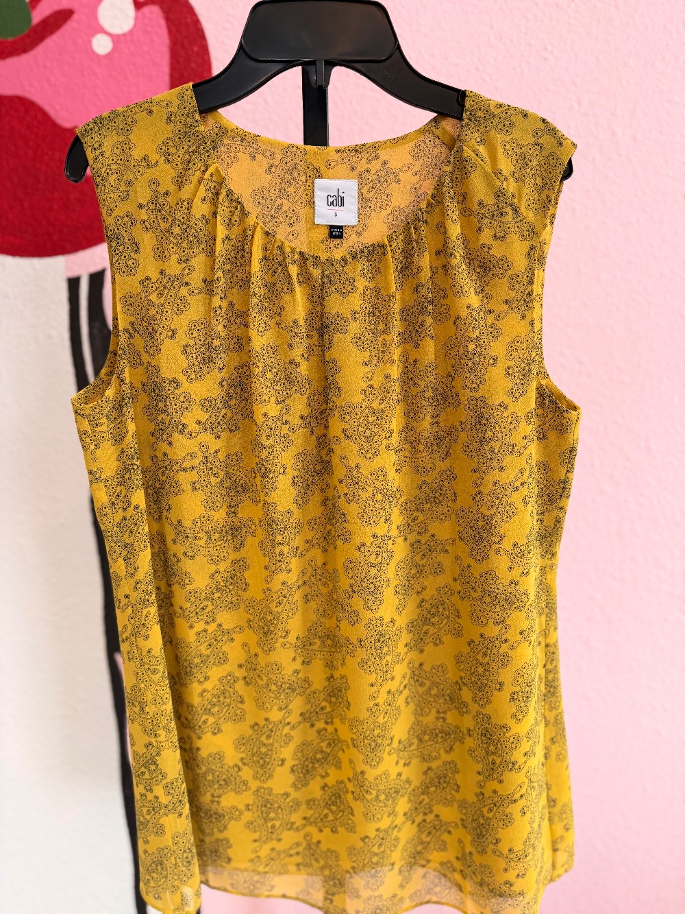 Cabi Paisley Sleeveless Top