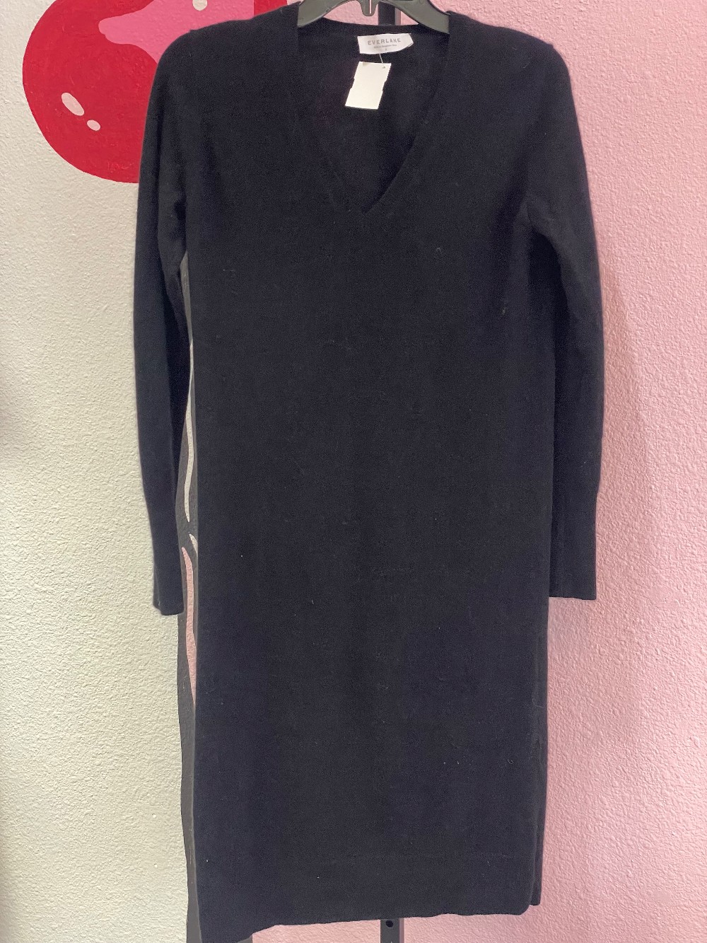 Everlane Cashmere V-Neck Sweater Dress