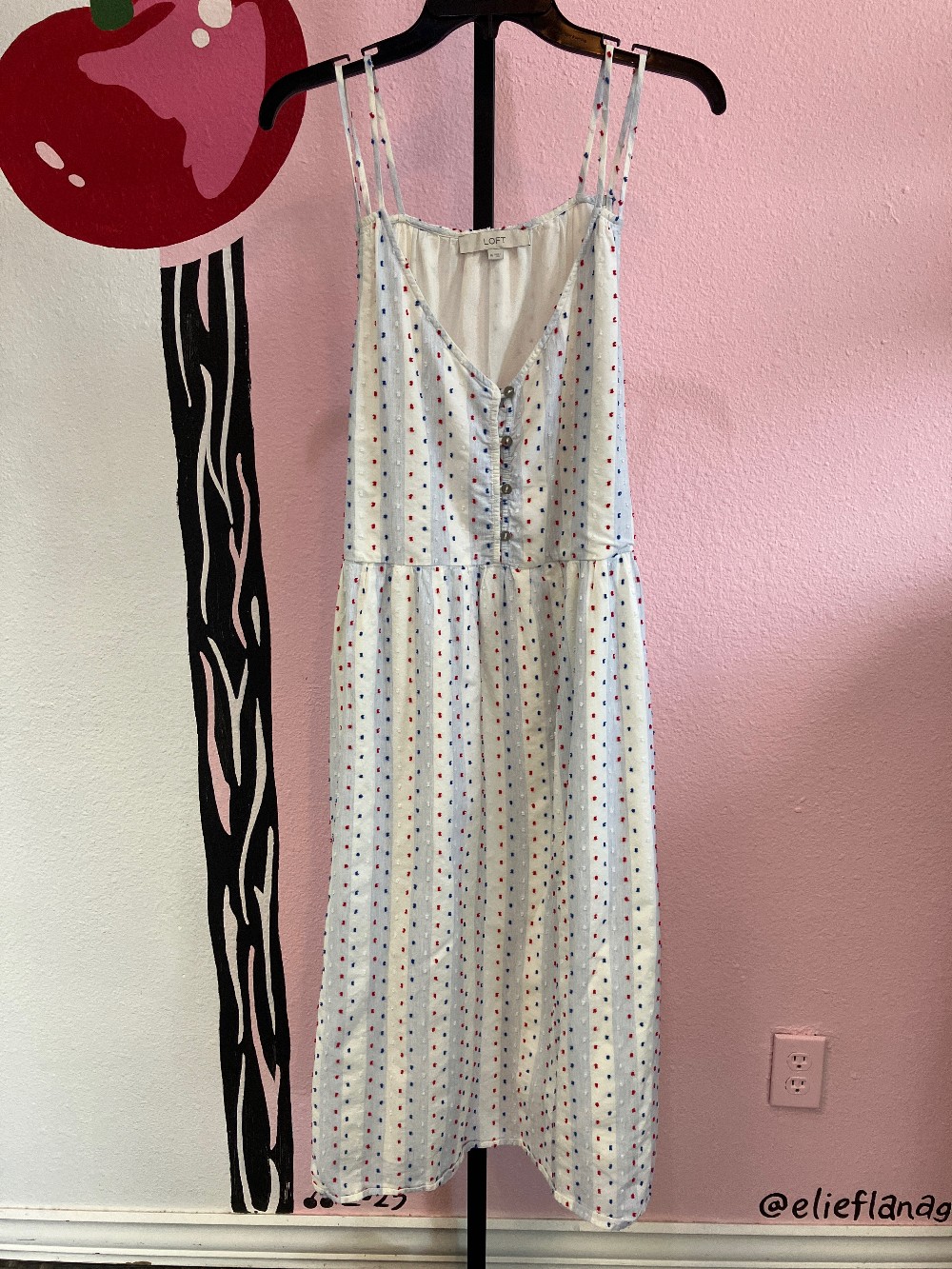 Loft Spaghetti Strap Dress