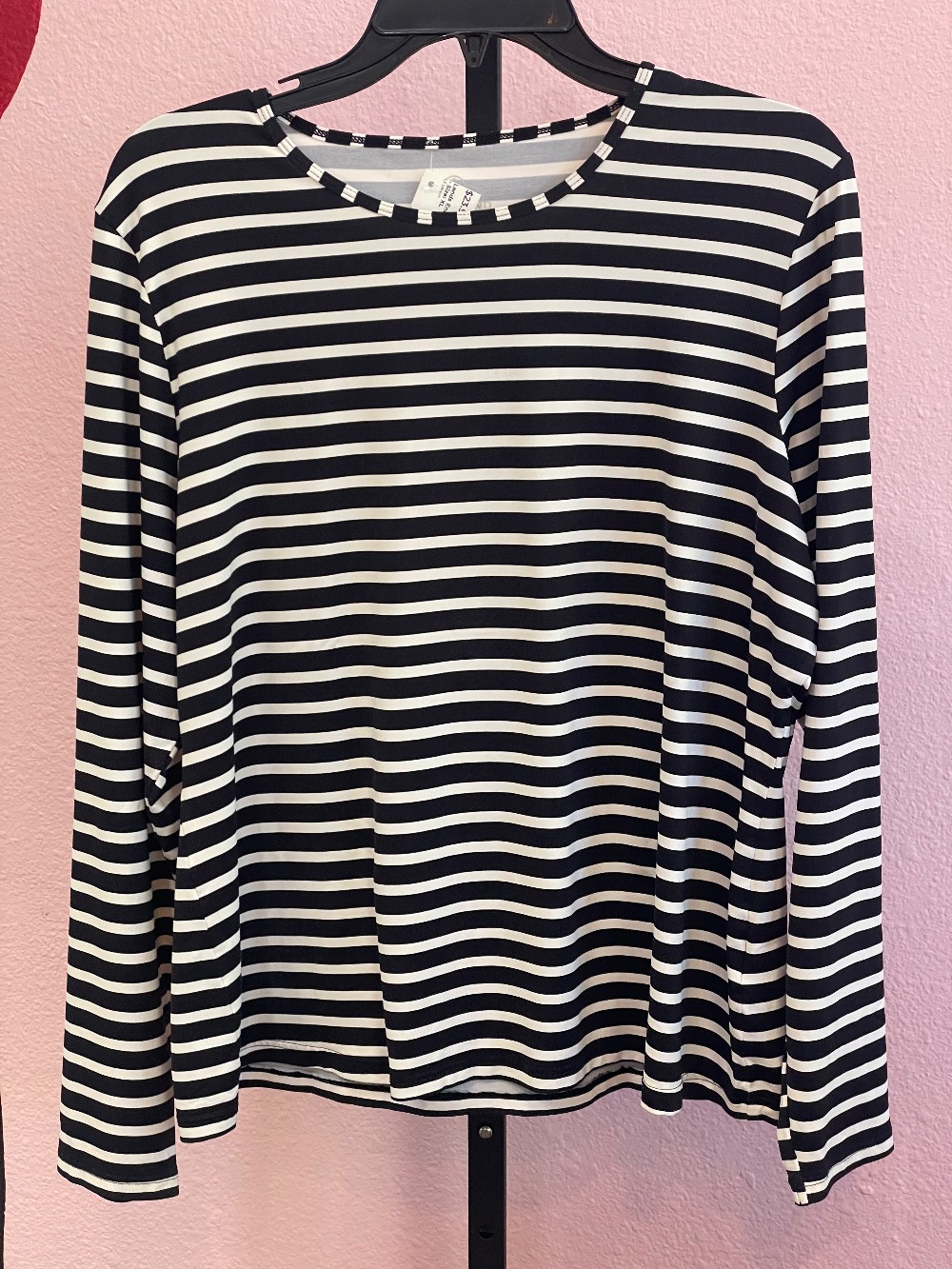 Lands End Striped Rash Guard