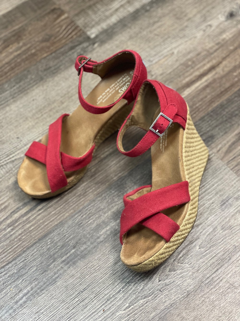 Toms Strappy Wedges