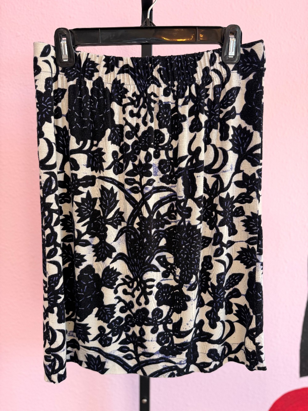LOFT Floral Jersey Stretch Skirt