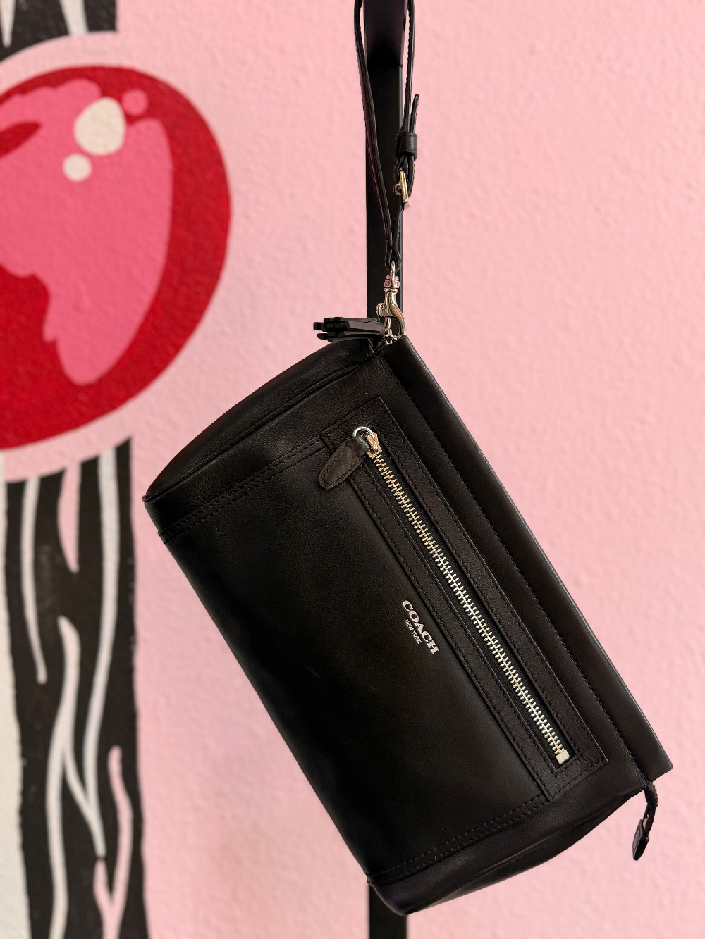 Coach Legacy Leather Basket Clutch