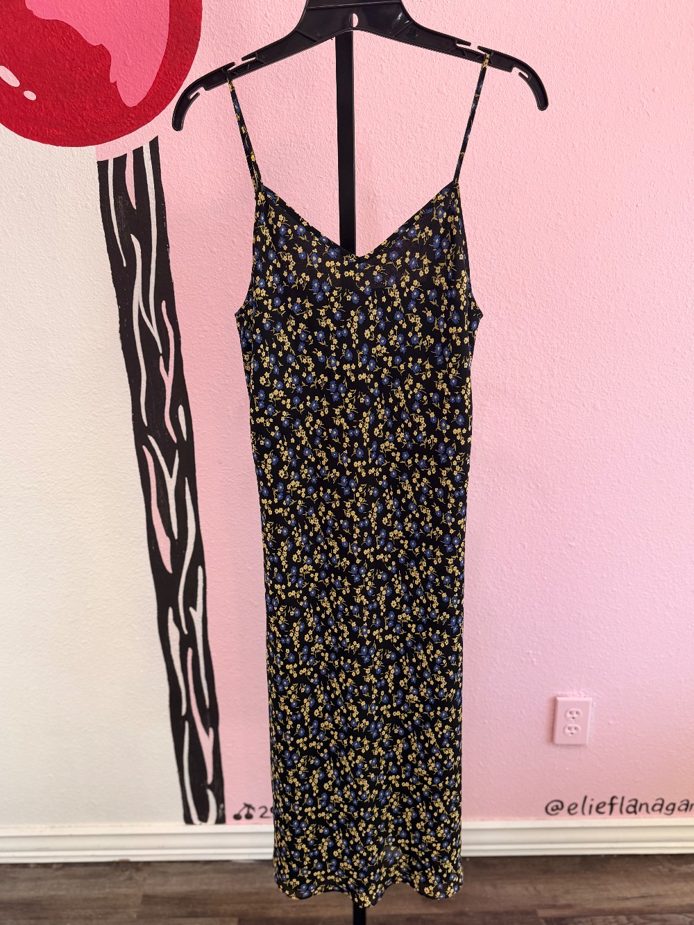 Express Floral Y2K Spaghetti Strap Dress