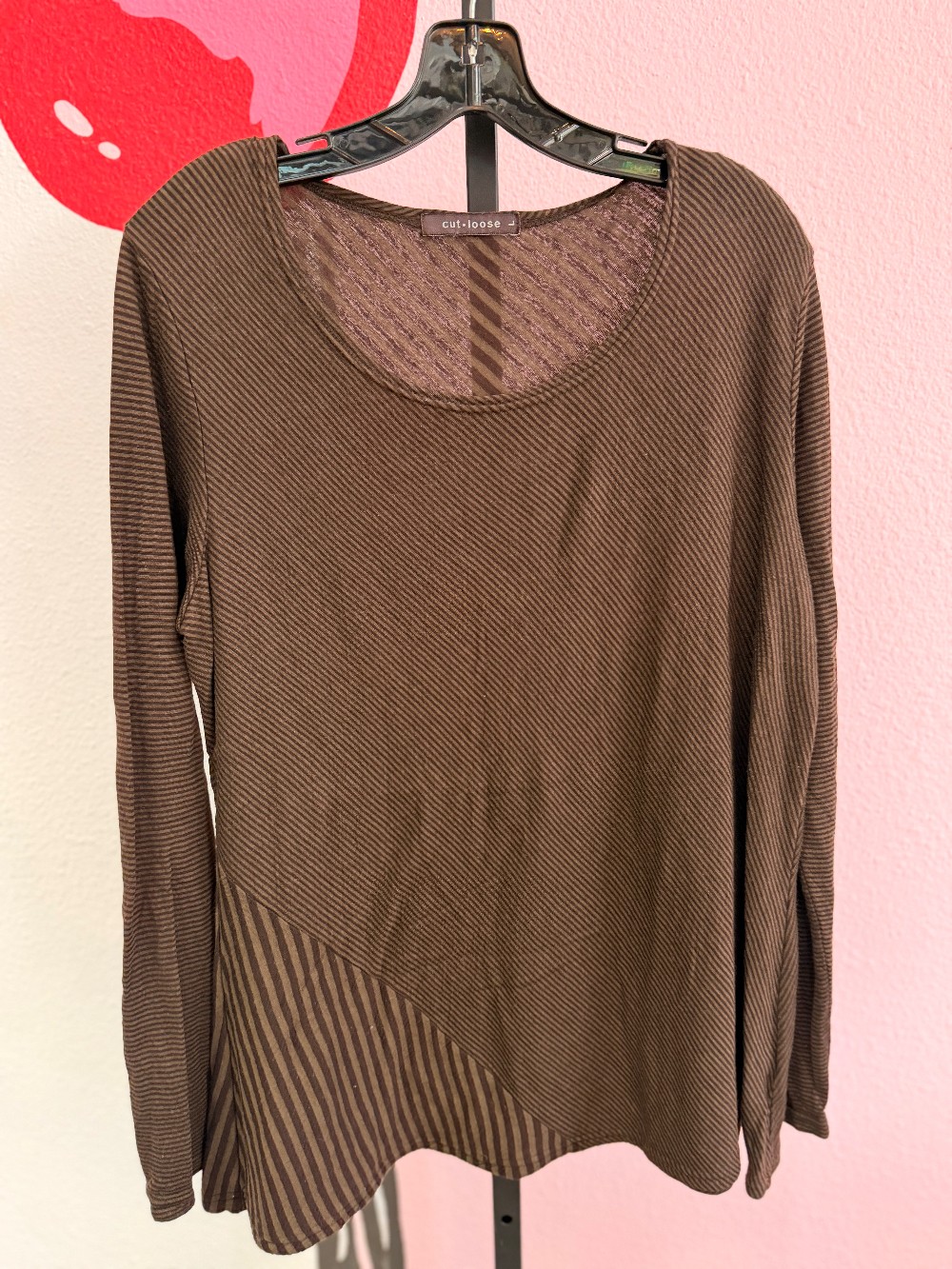 Cut Loose Stripe Top