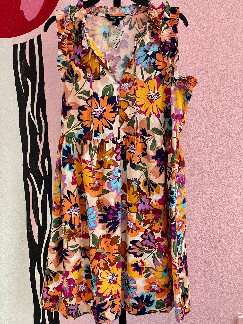 Maggy London Floral Babydoll Dress