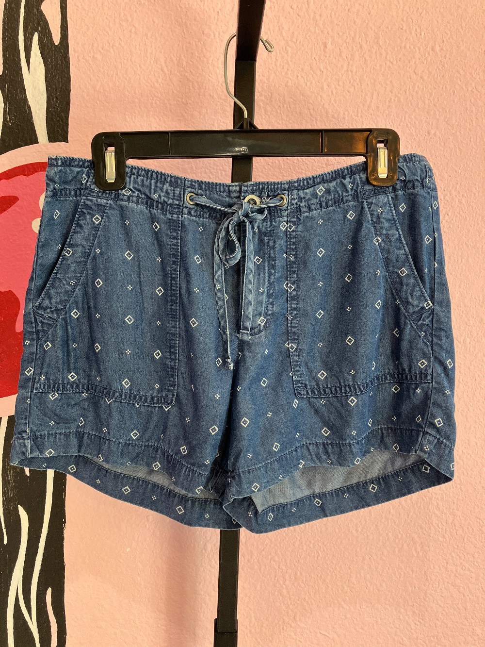 Gap Patterned Chambray Shorts