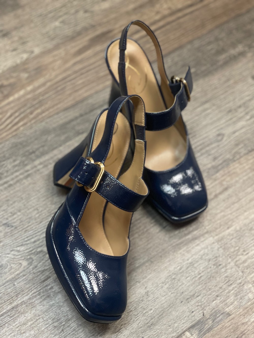 Sam Edelman Jildie Square Toe Mary Jane Pumps