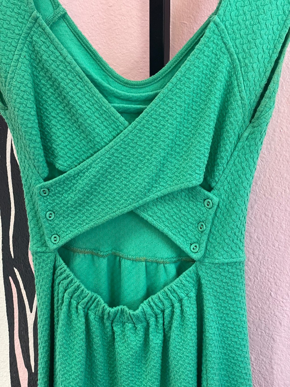 9-HI5 StCL Textured Cross Back Dress