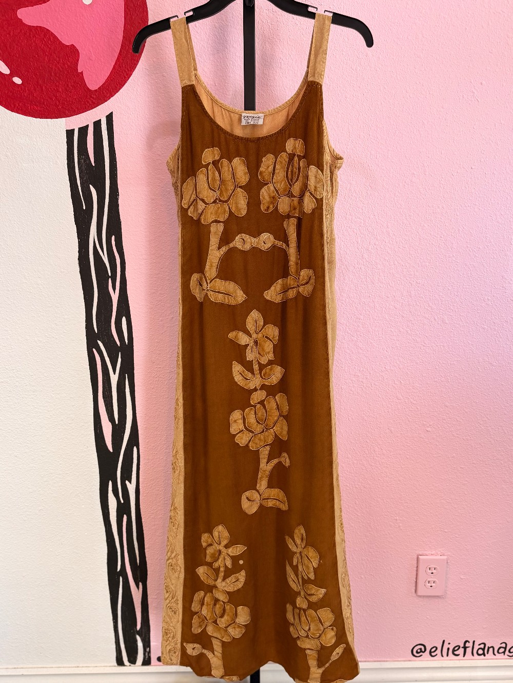 Magic Batik Embroidered Maxi Dress