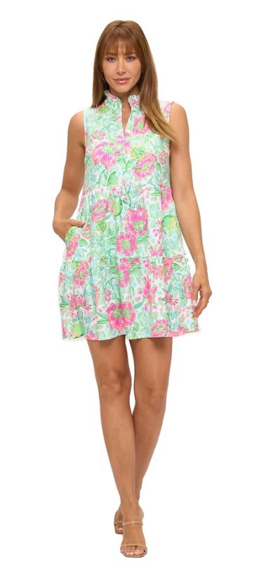 Aryeh - Laison - Sleeveless Tiered Dress - Mint