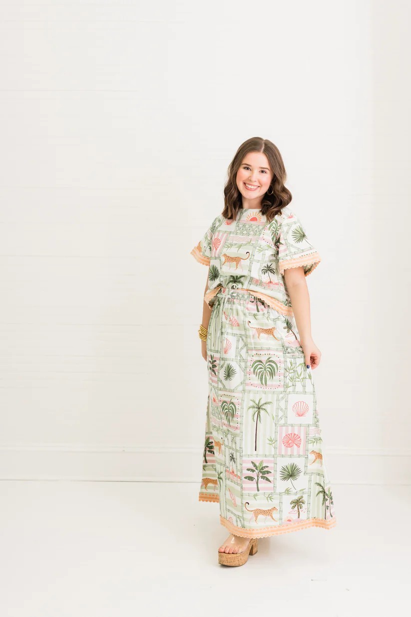 Heart of Grace - Skirt Set - Palm Postal