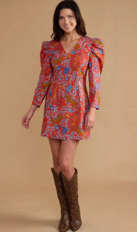 Double A - Emily Dress - Leopard Raj
