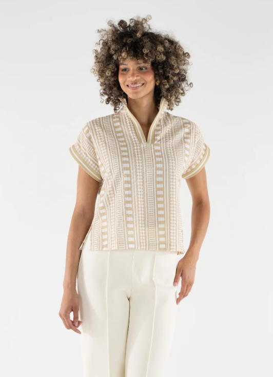 Emily McCarthy - Riviera Top - Piazza Stripe
