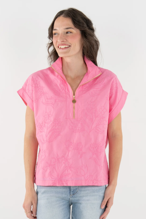 Emily McCarthy - Poppy Pullover - Rose