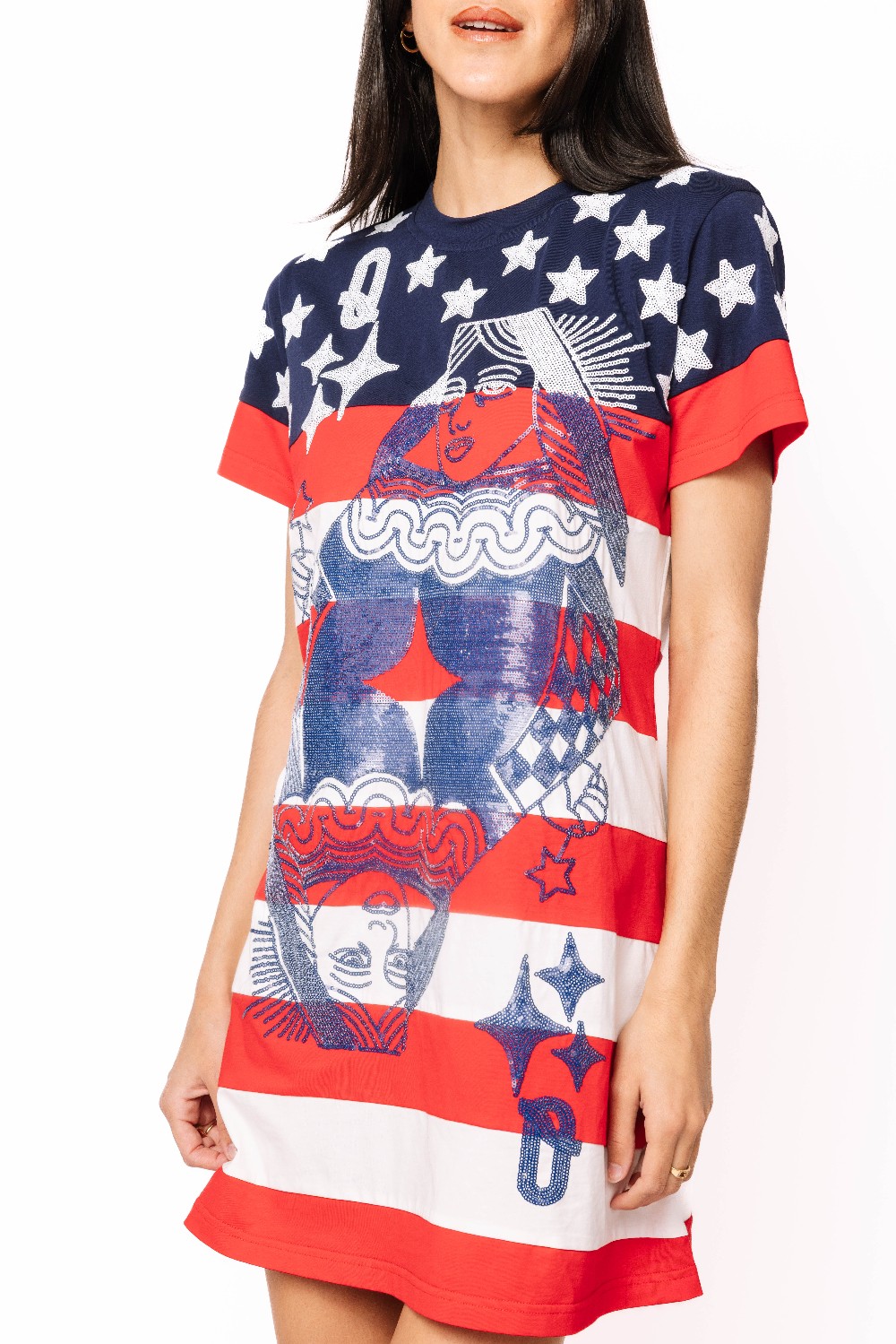 Queen of Sparkles - Stars & Stripes Dress