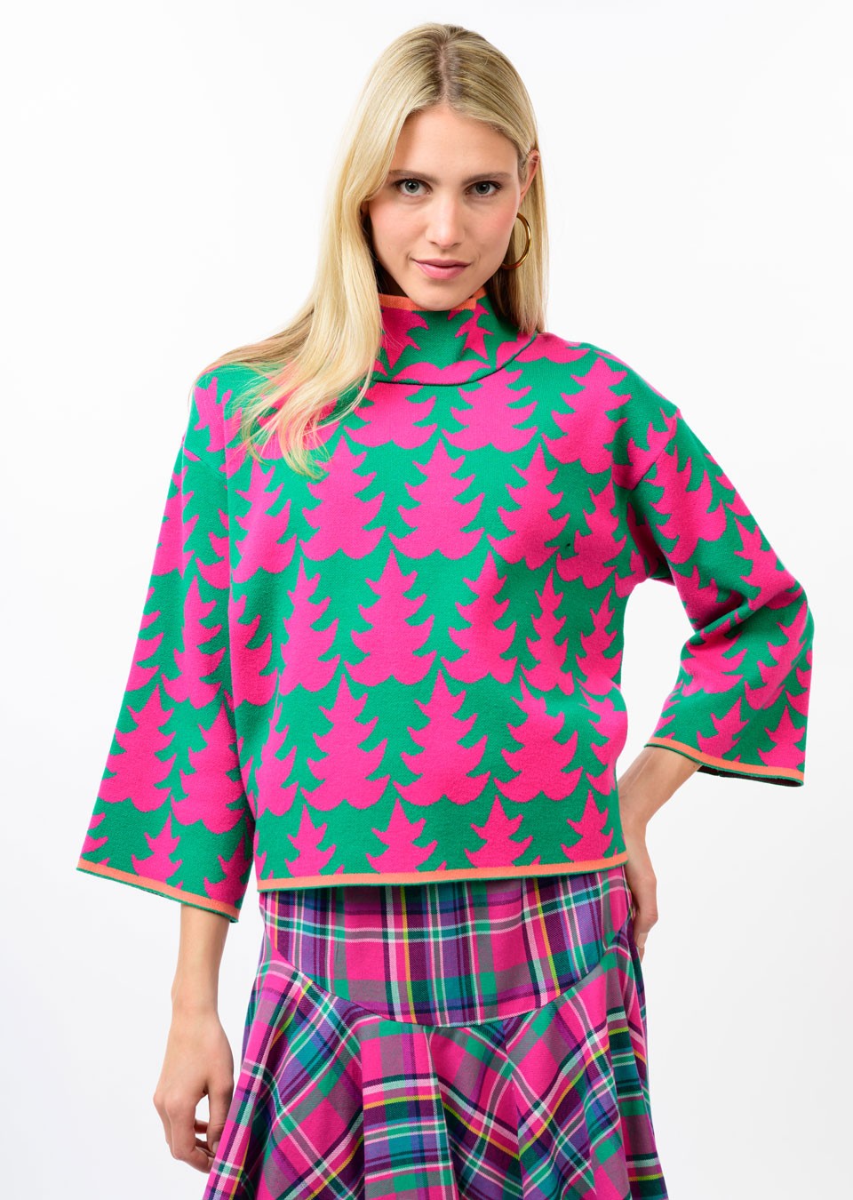 Ivy Jane - Tree Sweater - Evergreen