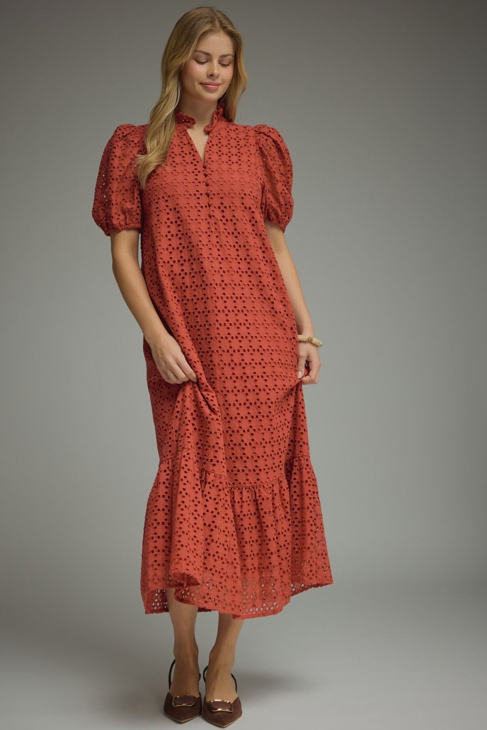 Entro - Rust Eyelet Maxi