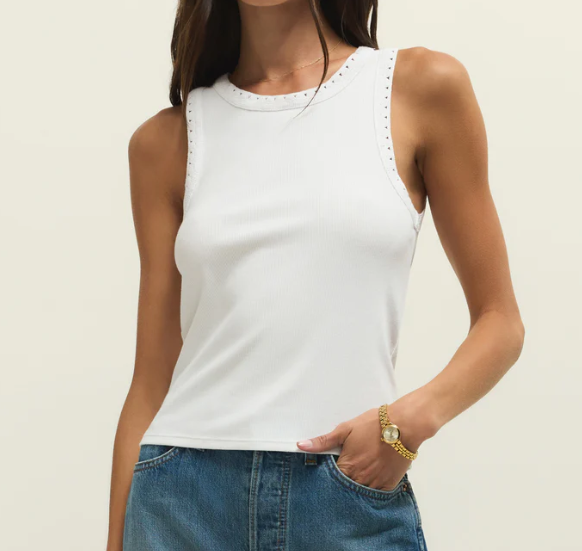 Z Supply - Clarke Rib Tank - White