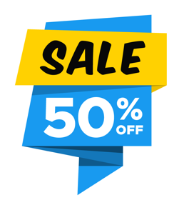 50% off Sale