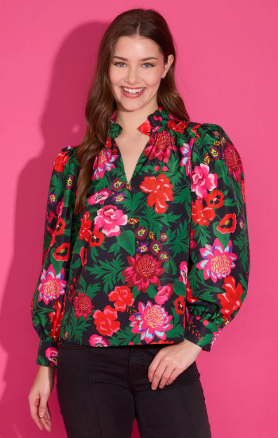 Alden Adair - Phoebe Top - Flora