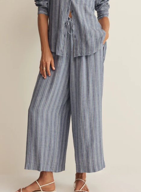 Z Supply - Perfect Striped Pant - Indigo