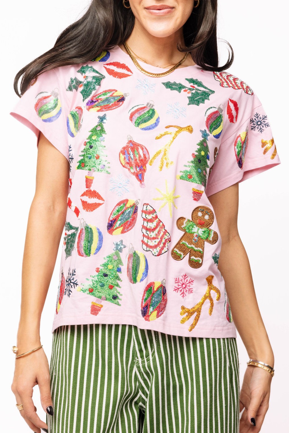 Queen of Sparkles - Christmas Icons Tee