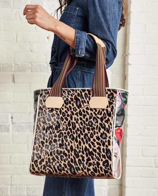 consuela leopard tote