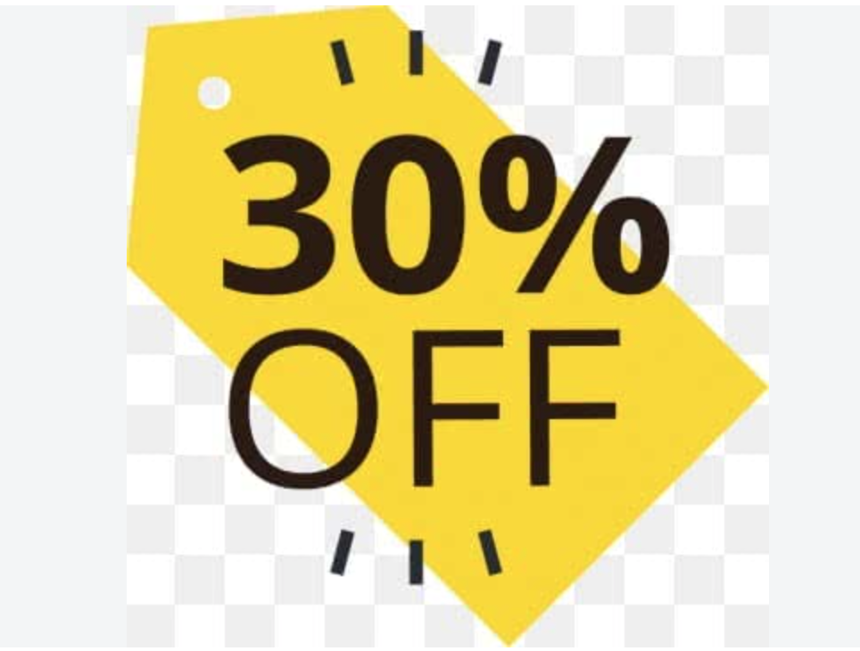 30% off