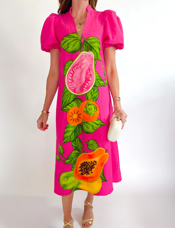 Emily McCarthy - Hampton Dress - Papaya Vine