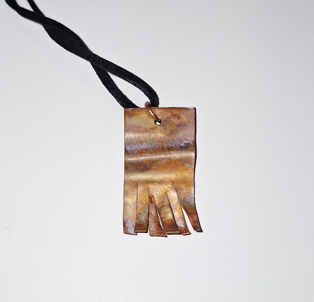 Abstract Copper Pendants