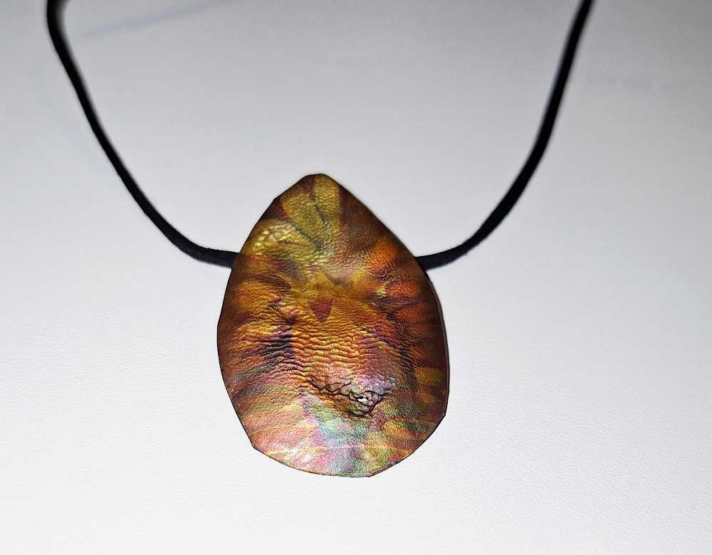 Abstract Copper Pendants