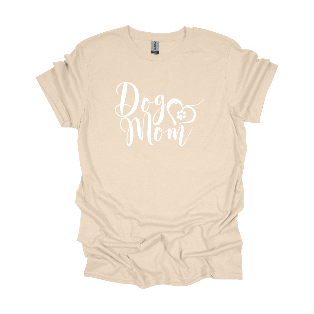 Dog Mom shirt - white font (online)